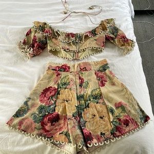 Zimmerman Floral Top and Shorts